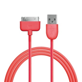 Data Cable iPod / iPhone / iPad Red - From Puro