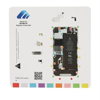 Magnetic screw mat 20 x 20 cm- iPhone 4S