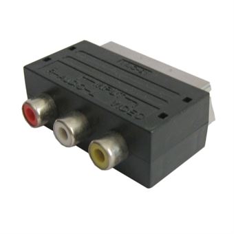 A / V to 20 Pin Male SCART Adapter