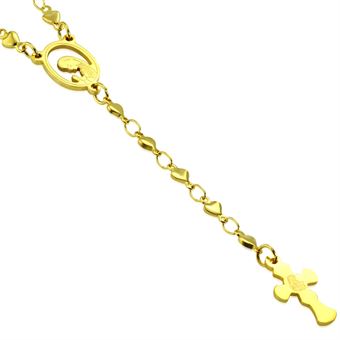 Rosary Necklace - Rosary Gold