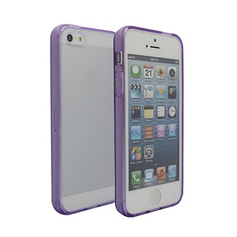 PRICE WAR - Silicone / Plastic iPhone 5 Cover (Purple)