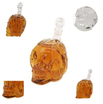 Crystal 2.0 Whiskey Skull Head 650 ML