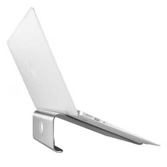 Cooling Desk Stand for Mac Air, Mac Pro, iPad / 11-17 "- Silver