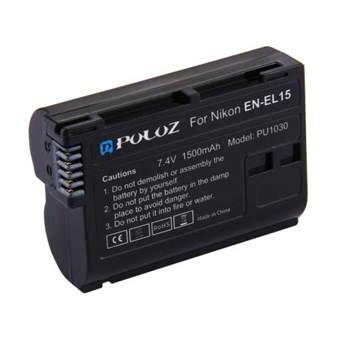 PULUZ® EN-EL15 Battery 1500mAh for Nikon