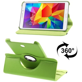 360 Rotating Leather Cover for Tab 4 8.0 (Green)