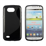 S-line Silicone Cover for Galaxy Premier (Black)