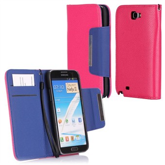SmartPurse Case -Galaxy Note II (Pink / Blue)