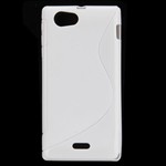 S-line Silicone Cover - XPeria J (white)