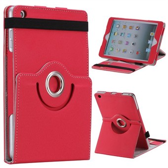 Multifunction 360 Case for iPad Mini 1/2/3/4 (Dark Pink)