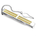Gentlemen Stylish tie needle - Gold / Silver