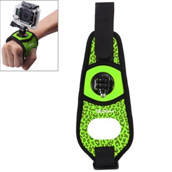 Leopard 360 Degree Rotating Wrist Strap - Green