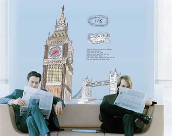 Wall Stickers - Big ben, England