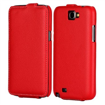 Flip Leather Case for Note 2 (Red)