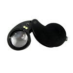 Illuminated Loupe 40x with LED light - Black