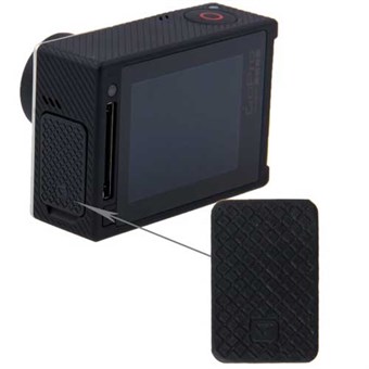 Side cover for GoPro HERO4 / 3 + / 3 - Diagonal Checkered Pattern