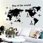Wall Stickers - Map Of The World