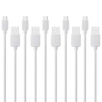 HAWEEL 5 pcs Micro USB Cables - White