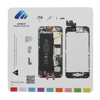 Magnetic Screw Mat 20 x 20 cm - iPhone 5