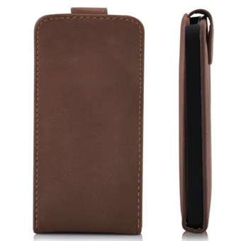 Matte leather case 5 / 5s / SE (brown)