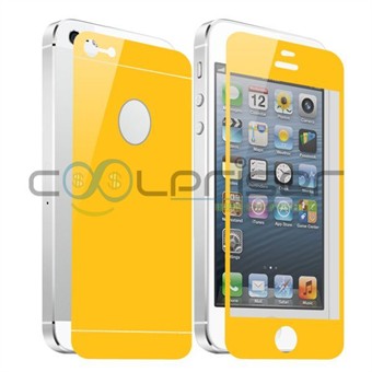 Front and back colored protective film (Yellow)