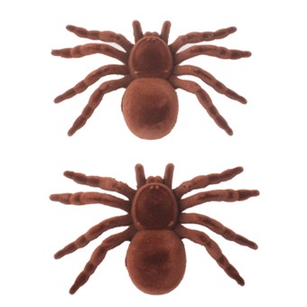 Prank Halloween Spiders 2 pcs (Brown)