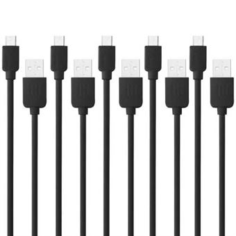 HAWEEL 5 pcs Micro USB Cables - Black