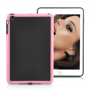 Black Front iPad Mini 1 (Pink)
