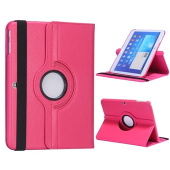 PRICE WAR - Cheapest Rotating Leather Case - Galaxy Tab 3 10.1 (Magenta)