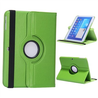 PRICE WAR - Cheapest Rotating Leather Case - Galaxy Tab 3 10.1 (Green)