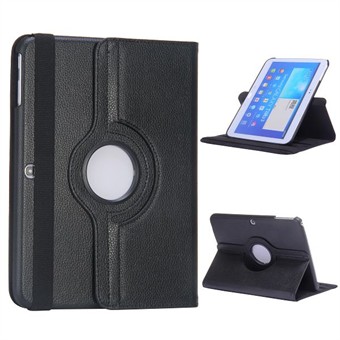 PRICE WAR - Cheapest Rotating Leather Case - Galaxy Tab 3 10.1 (Black)