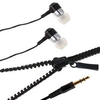 Zipper Headphones (Black)