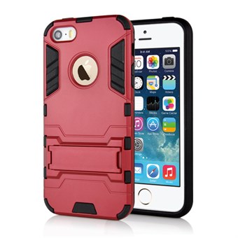 Cave Hard Plastic and TPU Cover for iPhone 5 / 5S - Red