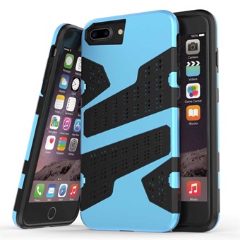 Mili camouflage cover for iPhone 7 Plus / iPhone 8 Plus - Bright blue