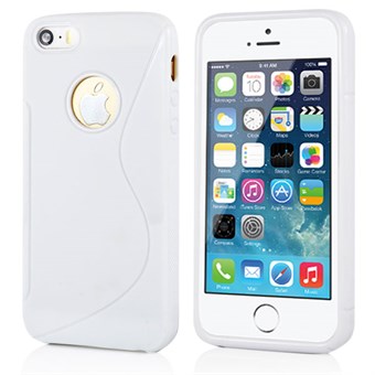 S-Line Silicone Cover for iPhone 5 / 5S / SE - White