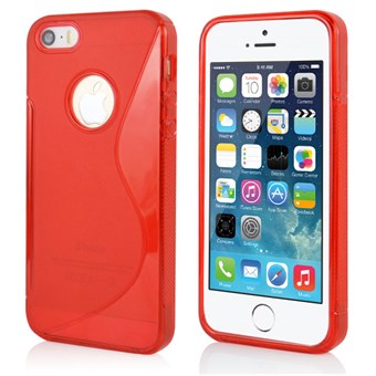S-Line Silicone Cover for iPhone 5 / 5S / SE - Red