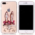 Designer motif silicone cover for iPhone 7 Plus / iPhone 8 Plus - Red high heals