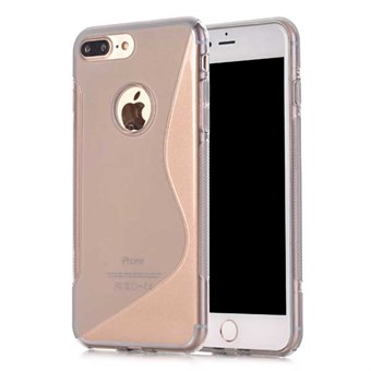 S-line silicone cover for iPhone 7 Plus / iPhone 8 Plus - Gray