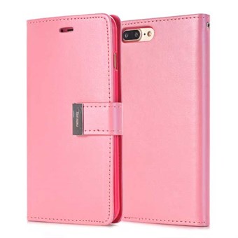 Mercury Leather Case for iPhone 7 Plus / iPhone 8 Plus - Pink