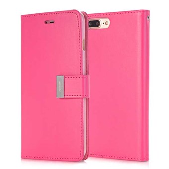 Mercury Leather Case for iPhone 7 Plus / iPhone 8 Plus - Magenta