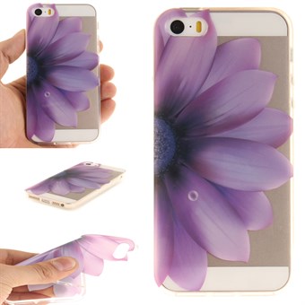 Modern art silicone cover for iPhone 5 / 5S / SE - Flower
