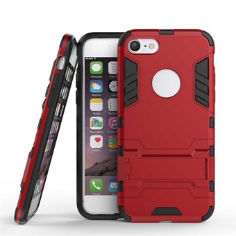 TPU and Plastic Cover for iPhone 7 / iPhone 8 - Red