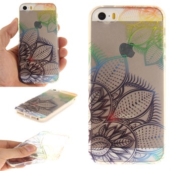 Modern art silicone cover for iPhone 5 / 5S / SE - Patar flower