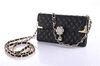 Night out purse with iPhone case for iPhone 7 / iPhone 8 - Black