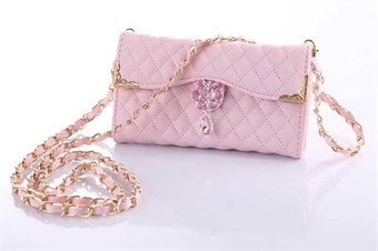 Night out purse with iPhone case for iPhone 7 / iPhone 8 - Pink