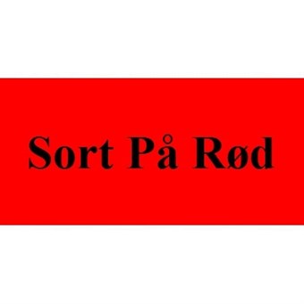 Dymo D1 Tape 6 mm - Black on Red (43617)