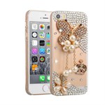 Luxuz Bling bling cover SE / 5 / 5S - Pearl Butterfly