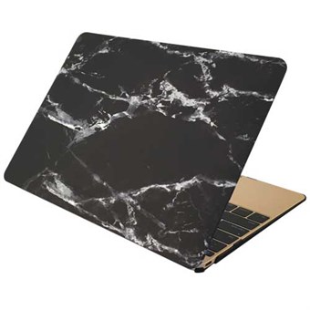 Macbook 12 "Marble Series Hard Case - Dark
