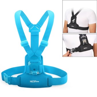 NEOPINE GoPro Hero 1/2/3/4 Chest Belt - Blue