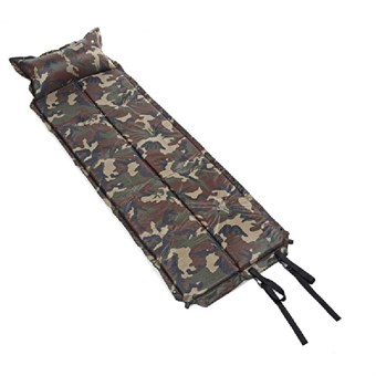 Self-inflatable Sleeping pad w / pillow 185 x 60 cm in Camouflage
