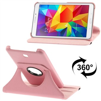 360 Rotating Leather Cover for Tab 4 7.0 (Pink)